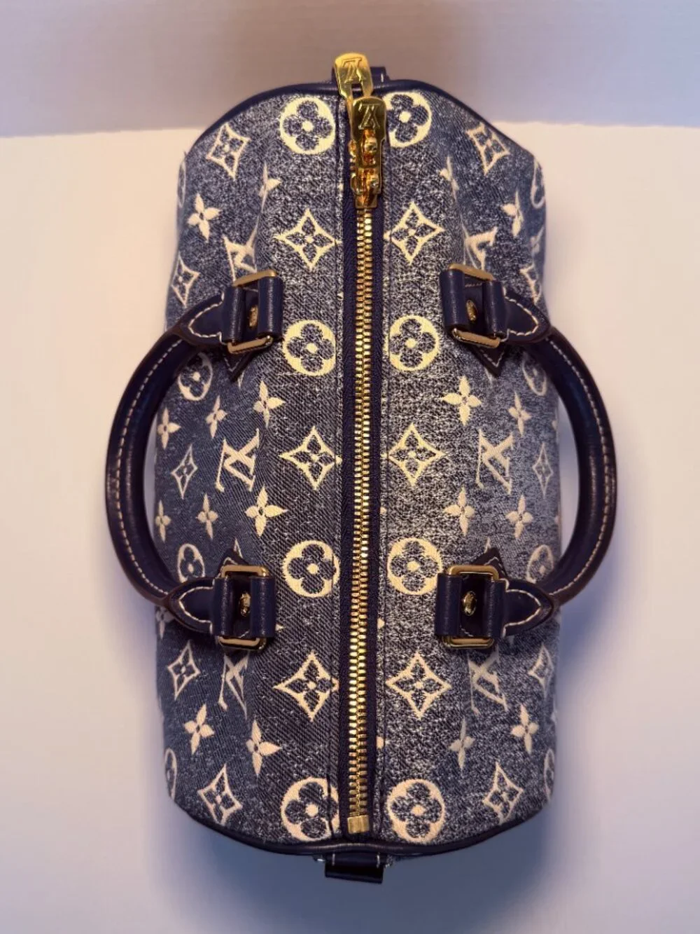 louis vuitton monogram jacquard denim speedy bandoulière 25